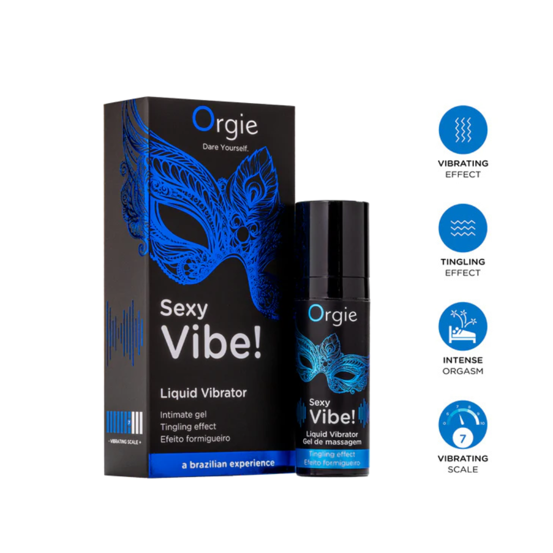 Orgie Sexy Vibe Liquid Vibrator – Premium Intimate Gel 15 ml Vibrator Default Title > Essentials > Mens Enhancers