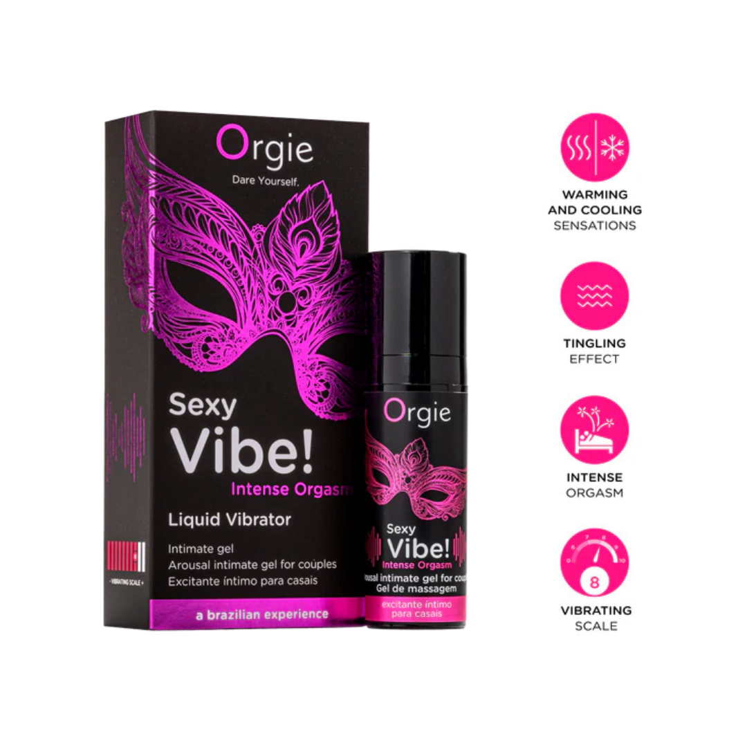 Orgie Sexy Vibe Intense Orgasm Liquid Vibrator – 15ml Potent Arousal Gel Default Title > Essentials > Aphrodisiacs