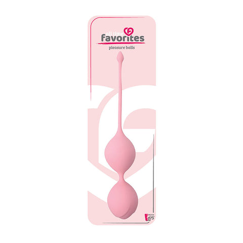 See You In Bloom Duo Love Balls Pink Silicone Kegel > Sex Toys For Ladies > Orgasm Balls