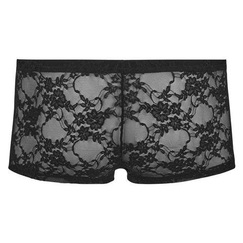 Svenjoyment Lacey Boxer Briefs – Transparent Floral Lace Slim Fit Lingerie > Sexy Briefs > Male