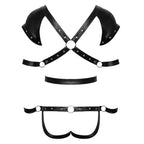 Svenjoyment Bondage Restraint Body (Black) – Adjustable Harness Body Restraint > Clothes > Mens Harnesses