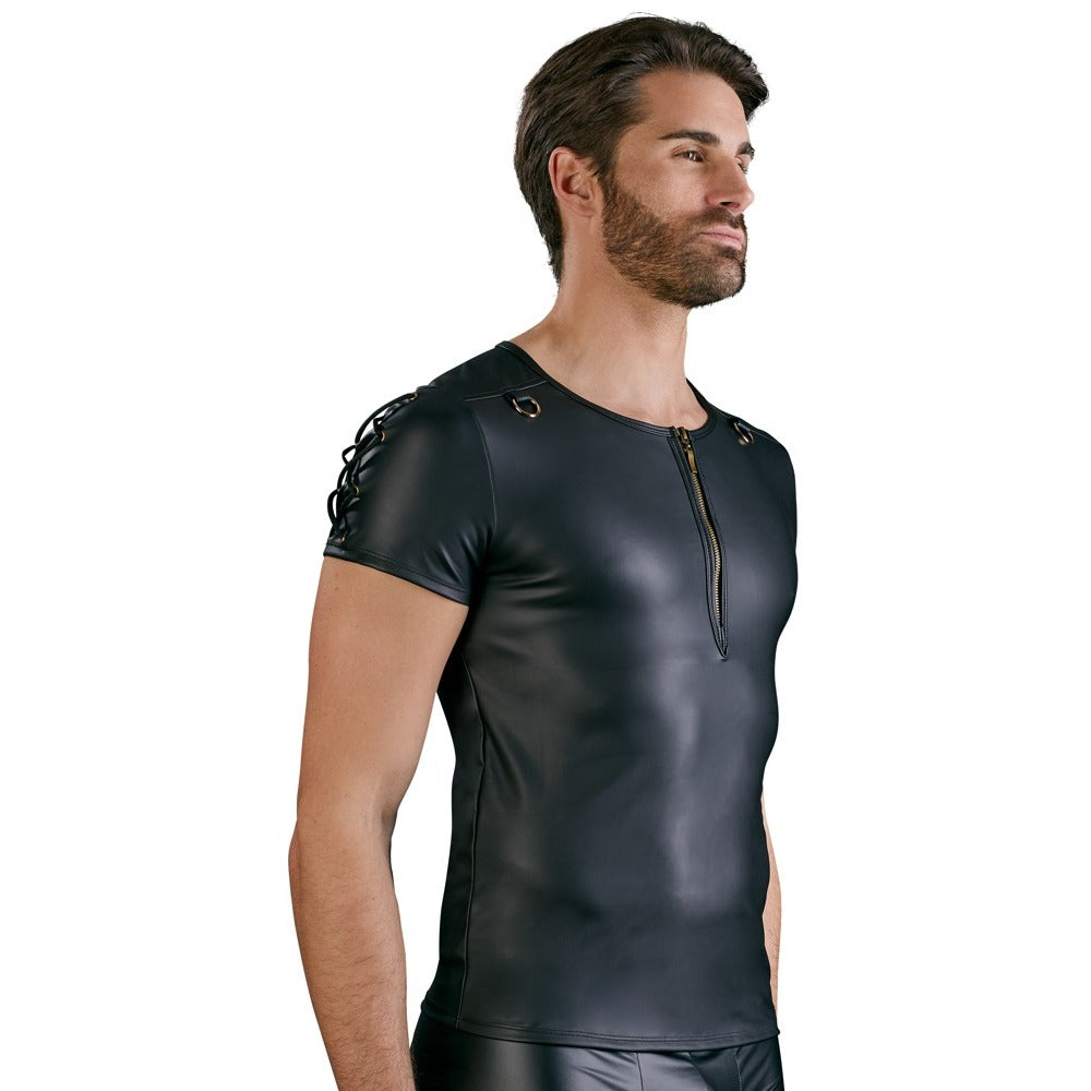 NEK Matte Black Straight Cut Shirt – Elastic Shirt > Clothes > Mens Apparel