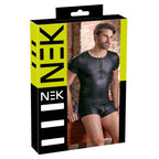 NEK Matte Black Straight Cut Shirt – Elastic Shirt > Clothes > Mens Apparel