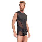 NEK Matte Look Sleeveless Shirt (Black) – Comfortable Stretchy Shirt XXL > Clothes > Mens Apparel