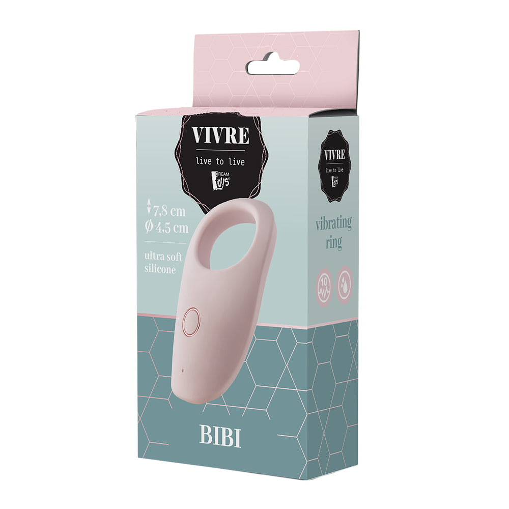 Vivre Bibi Vibrating Silicone Cock Ring – Rechargeable Cock Ring > Sex Toys For Men > Love Ring Vibrators