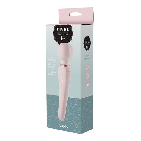 Vivre Nana Wand Vibrator Silicone Body Wand Stimulator > Sex Toys For Ladies > Wand Massagers and Attachments