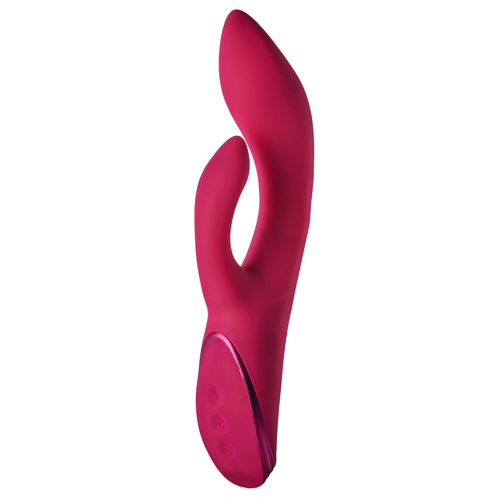 Sparkling Julia Duo Vibrator Rechargeable Silicone Luxury VIBRATORS-RABBIT