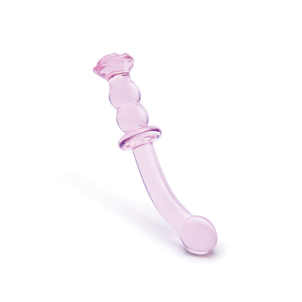 Glaze Glass Rosebud GSpot Dildo > Sex Toys > Glass