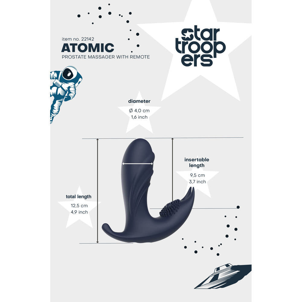 Startroopers Atomic – Remote-Controlled Prostate Massager > Anal Range > Prostate Plugs