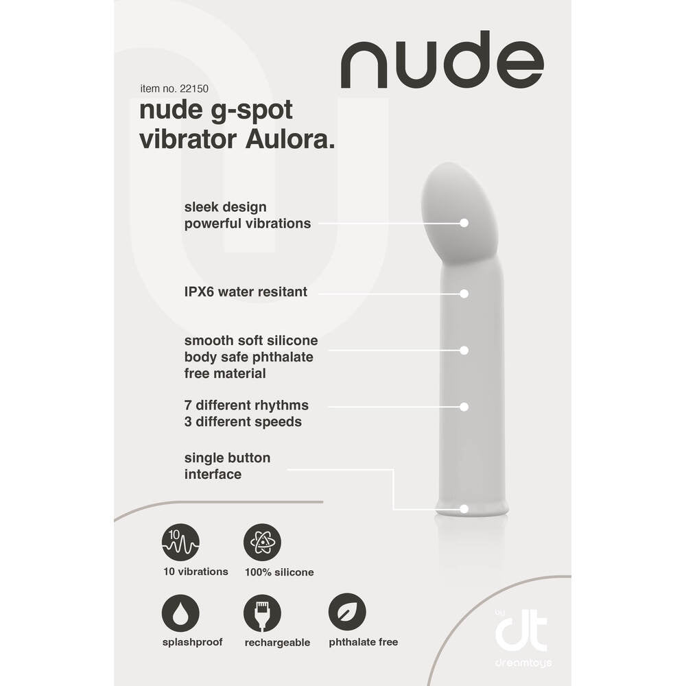 Nude Aulora Mini GSpot Vibrator > Sex Toys For Ladies > Mini Vibrators