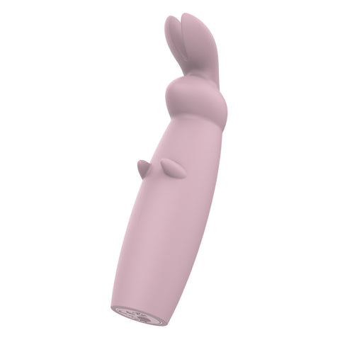 Nude Hazel Mini Rabbit Massager For Personal Pleasure > Sex Toys For Ladies > Mini Vibrators