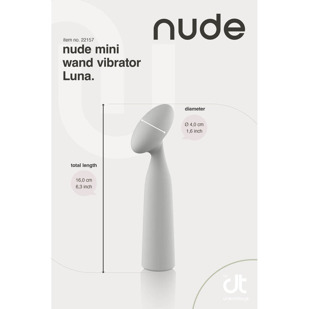 Nude Luna Mini Wand Vibrator > Sex Toys For Ladies > Mini Vibrators