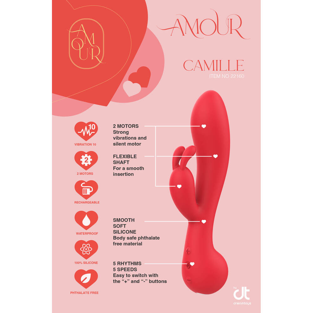 Amour Rabbit Vibe Camille VIBRATORS-RABBIT