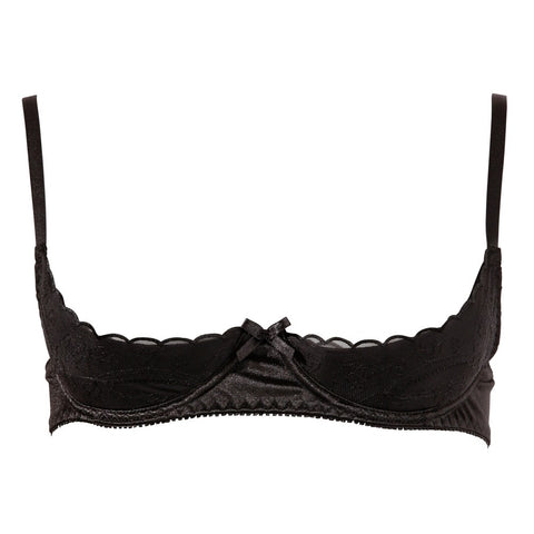 Cottelli Half Cup Bra Black > Clothes > Bra Sets