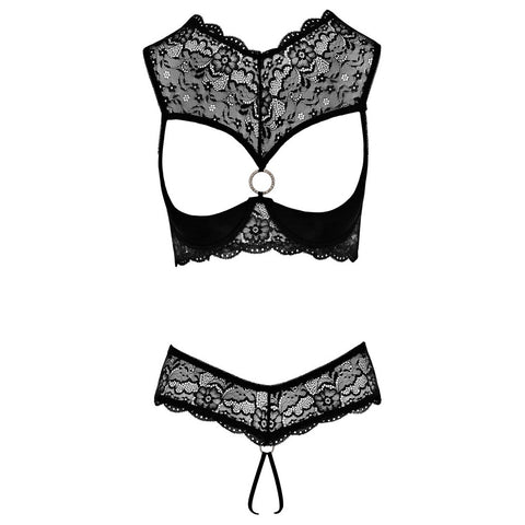Cottelli Shelf Bra and String > Clothes > Bra Sets