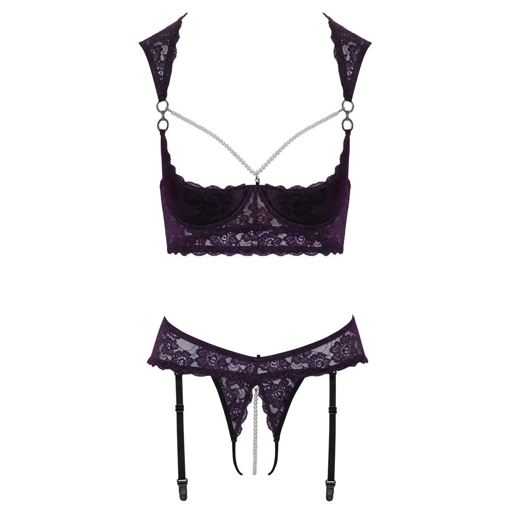 Cupless and Crotchless Bra Set > Clothes > Bra Sets