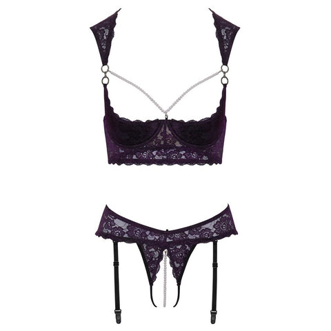Cupless and Crotchless Bra Set > Clothes > Bra Sets