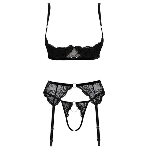 Cottelli Erotic Trio Bra Set > Clothes > Bra Sets