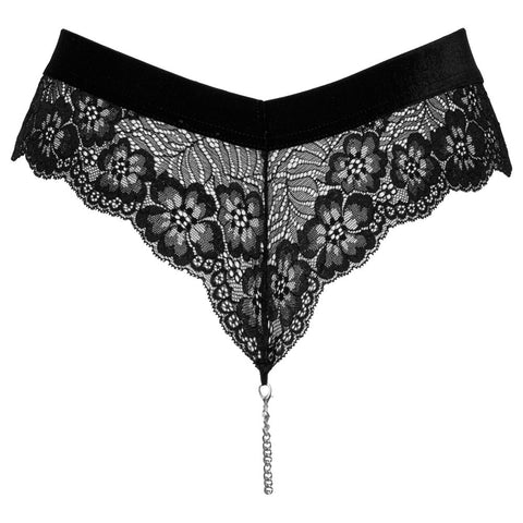 Cottelli Chain Crotch Panties – Elegant Lace Lingerie > Sexy Briefs > Female