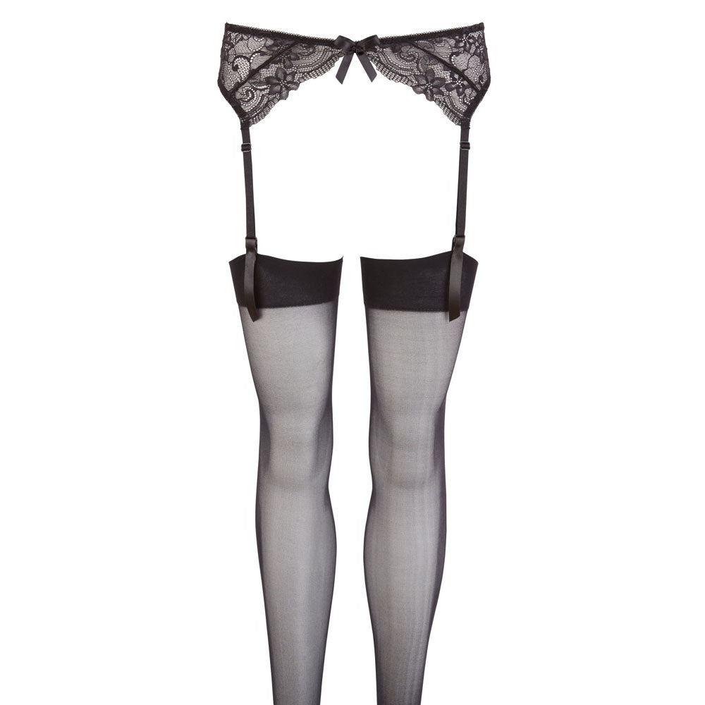 NOXQSE Suspender Set Black – Lingerie > Clothes > Stockings