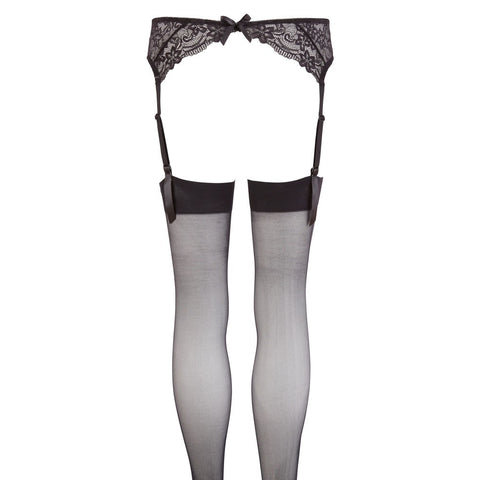 NOXQSE Suspender Set Black – Lingerie > Clothes > Stockings