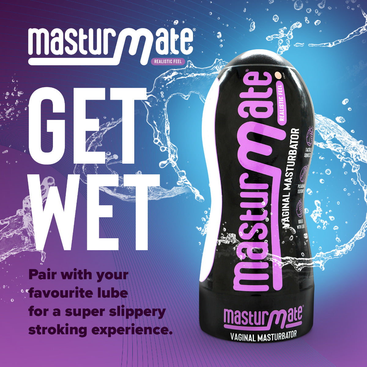 Masturmate Vaginal Masturbator – Realistic Feel Male Stroker Silicone Sleeve > Sex Toys For Men > Masturbators Cup