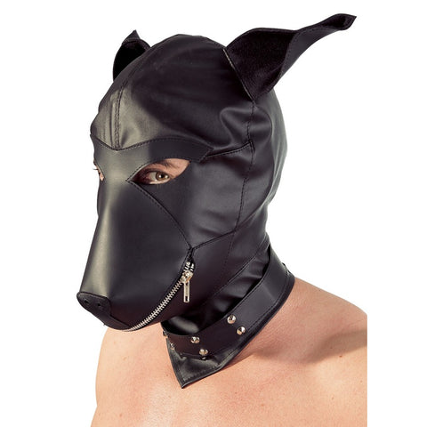 Imitation Leather Dog Mask Masks