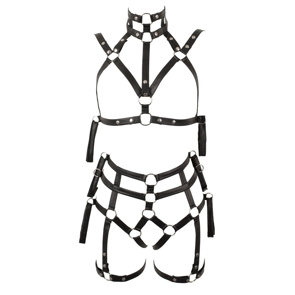 Bad Kitty 2 Piece Matt Look Bondage Set – Erotic Clothing Set > Clothes > Bodies and Playsuits