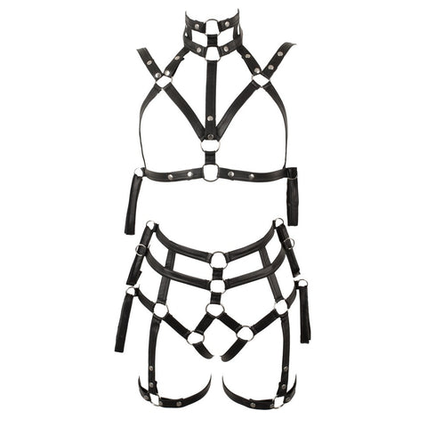 Bad Kitty 2 Piece Matt Look Bondage Set – Erotic Clothing Set > Clothes > Bodies and Playsuits