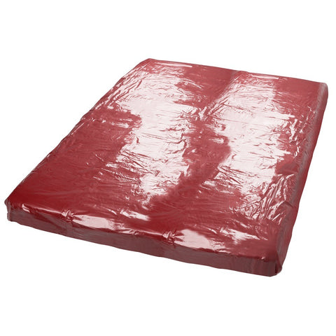Red Satin Orgy Bedsheets For Double Bed Adult Play Default Title > Bondage Gear > PVC Orgy Bedding