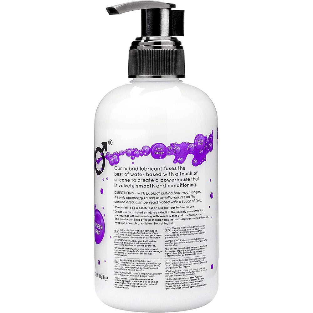 Lubido Hybrid 250ml Paraben-Free Water-Based Lubricant > Lube > Hybrid