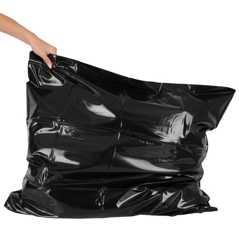 Black PVC Pillowcase For Adult Intimacy Bedroom Decor Default Title > Bondage Gear > PVC Orgy Bedding