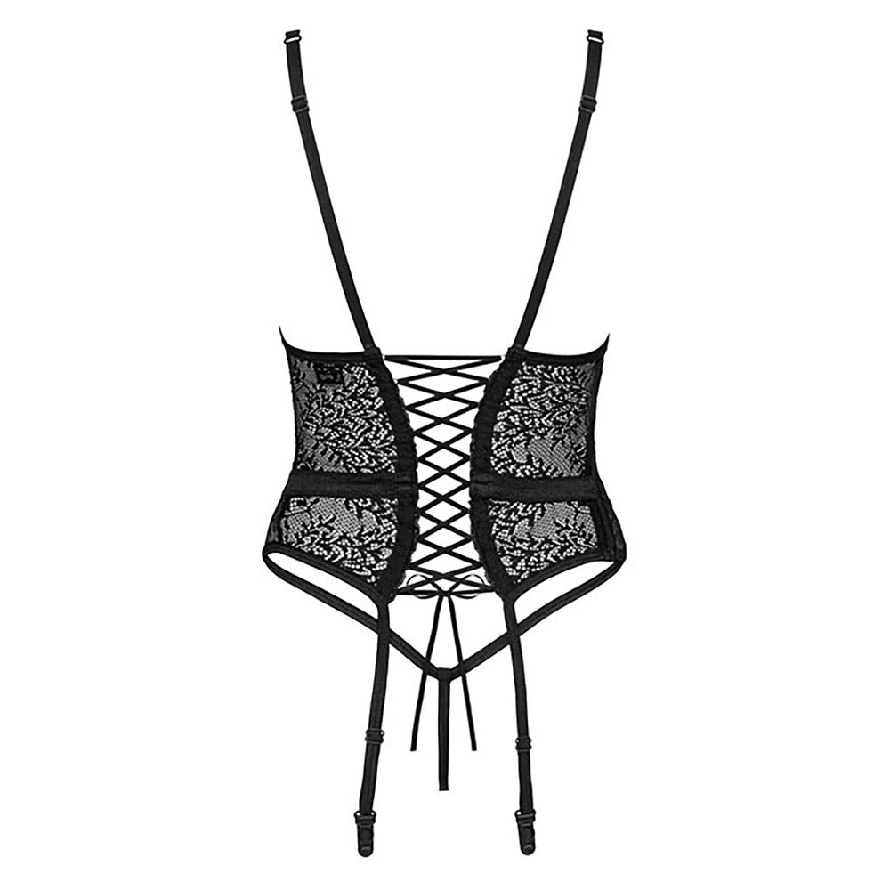 Obsessive Yaskana Set – Elegant Lingerie Corset and Lace String Set > Clothes > Basques and Corsets