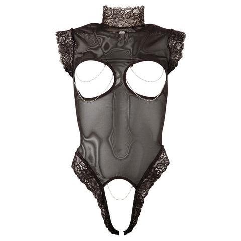 Cottelli Cupless and Crotchless Sheer Body – Sheer Body Lingerie > Clothes > Bodies and Playsuits