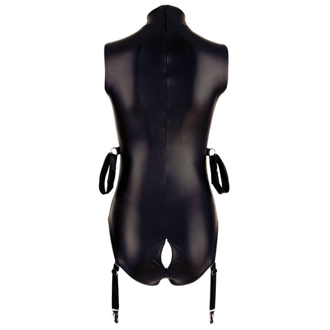 Cottelli Bondage Body (Matte Black) – Edgy Flexible Bodysuit Lingerie > Clothes > Bodies and Playsuits