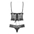 Obsessive Alluria Underwire Teddy (Black) – Lace Lingerie > Clothes > Bodies and Playsuits