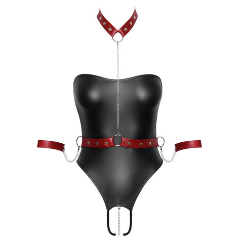 Cottelli Bondage Body With Harness > Clothes > Basques and Corsets