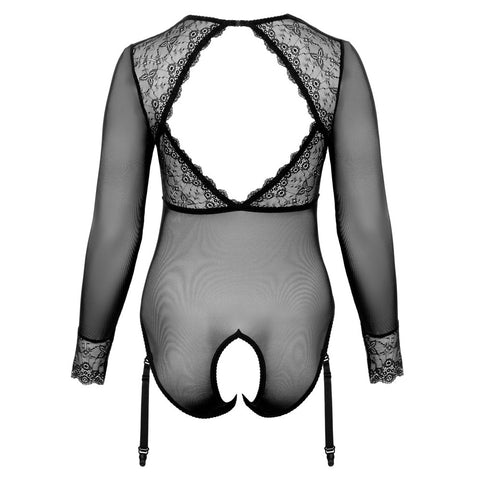 Cottelli Curves Long Sleeved Crotchless Body > Clothes > Plus Size Lingerie