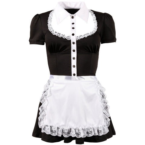 Cottelli Collection Costumes Black Maids Dress > Clothes > Fantasy