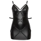 Cottelli Curves Bondage Plus (Matte Black) – Luxury Bondage Dress with Handcuffs > Clothes > Plus Size Lingerie