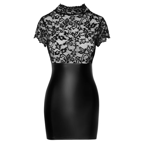 Noir Lace Mini Dress > Clothes > Dresses and Chemises