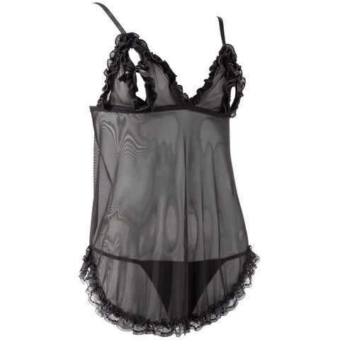 Cottelli Open Babydoll And String Back > Clothes > Babydolls