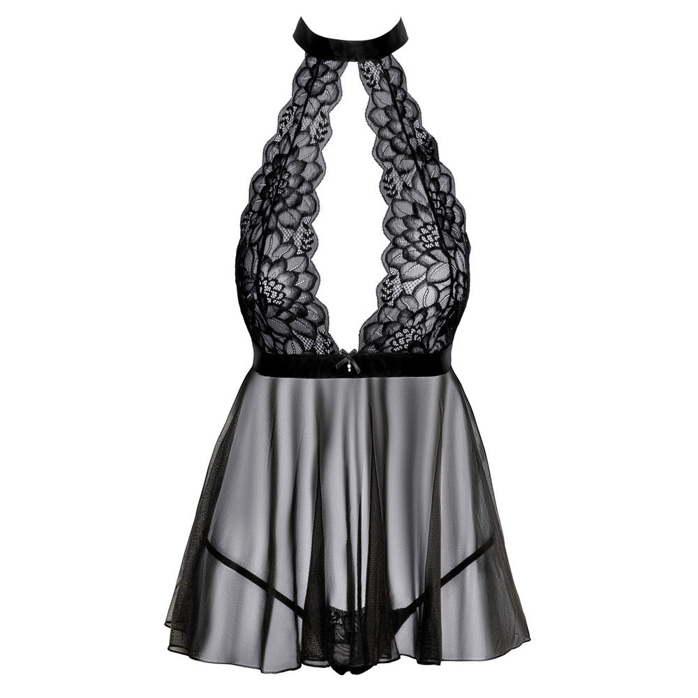 Kissable Halterneck Flared Babydoll > Clothes > Babydolls