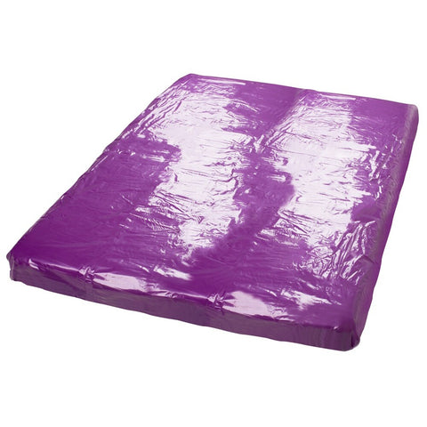 Glossy Purple Vinyl Orgy Bedsheet Set For Adult Play Default Title > Bondage Gear > PVC Orgy Bedding