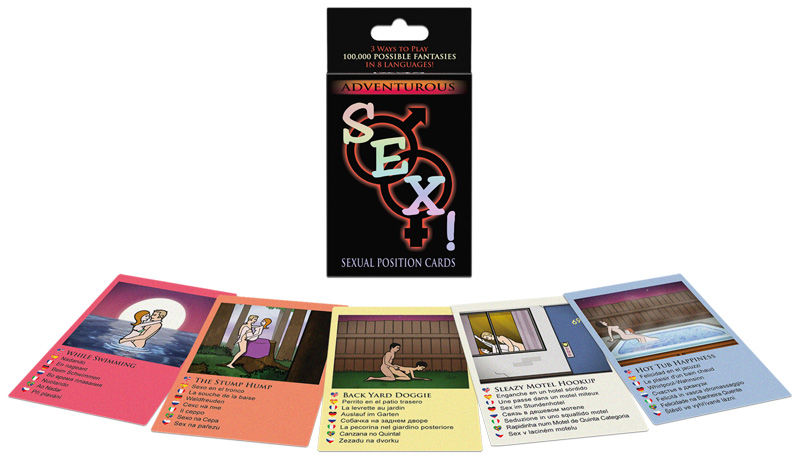 Adventurous Adventurous Sex Card Game – Visual Cards Couples Game Default Title > Novelties > Card Games Main image