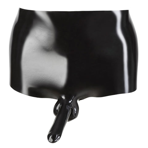 LateX Boxers With Penis Sleeve Black > Latex > Male