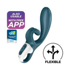 Satisfyer Hug Me Rabbit Vibrator – Silicone Waterproof with App Control > Vibrators > Ladies > Rabbit