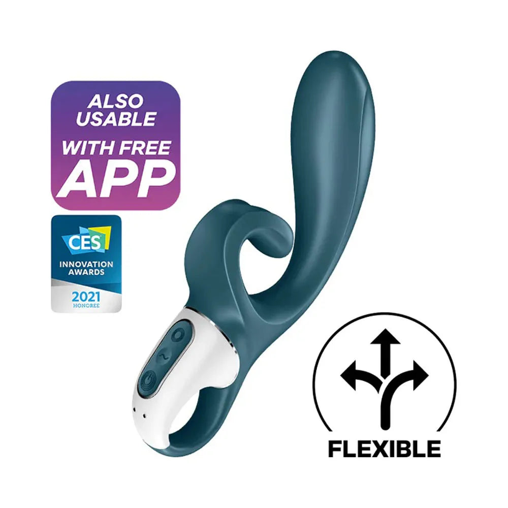 Satisfyer Hug Me Rabbit Vibrator – Silicone Waterproof with App Control > Vibrators > Ladies > Rabbit
