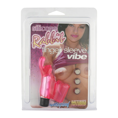 Silicone Rabbit Finger Sleeve Vibe For Discreet Pleasure > Sex Toys For Men > Love Ring Vibrators
