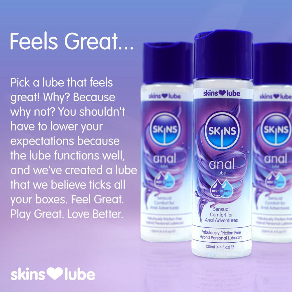 Skins Anal Hybrid Silicone And Waterbased Lubricant 130ml > Lube > Anal